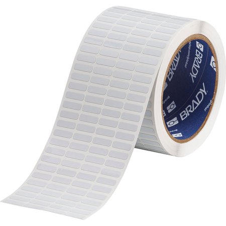 BRADY 1 mil Polyimide Circuit Board Labels 0.2 in H x 0.65 in W White 10000/RL THT-14-729-10